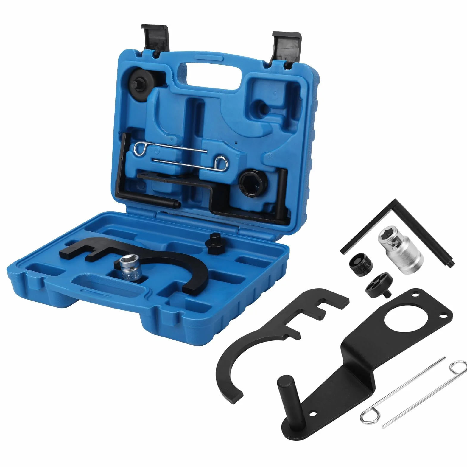 Kit Attrezzo Messa in Fase Motore Set Compatibile con BMW N47 N47S N57 N57S 2.0 3.0 DOHC Motore Diesel Strumento di Regolazione del Motore