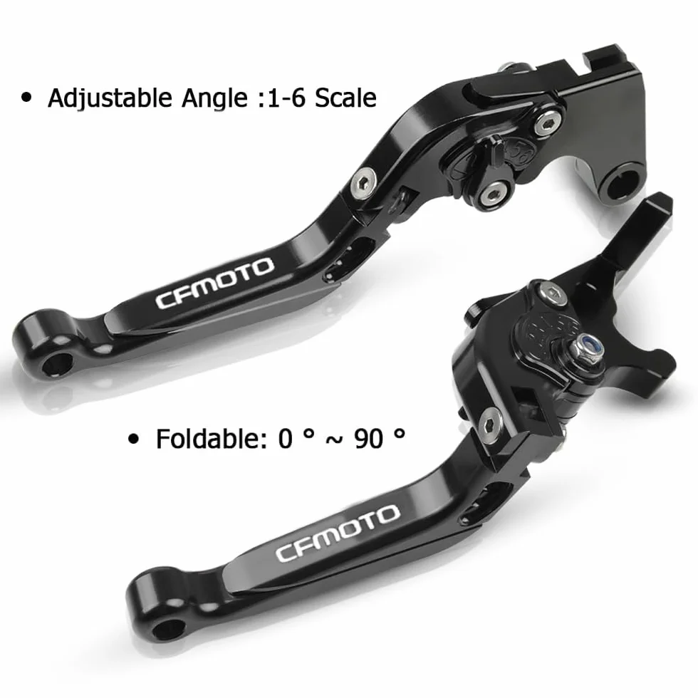 Regolabile Leve Freno e Frizione Set per CFMOTO 400NK 650NK 2023 400GT 650GT 2022 700CLX 2022 800MT - Nero