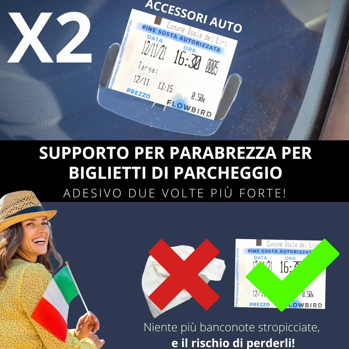 Adesivi Per Auto x2 Porta Documenti Auto Disability Card Tassista Macchina Biglietti di Parcheggio Accessori Auto Portadocumenti