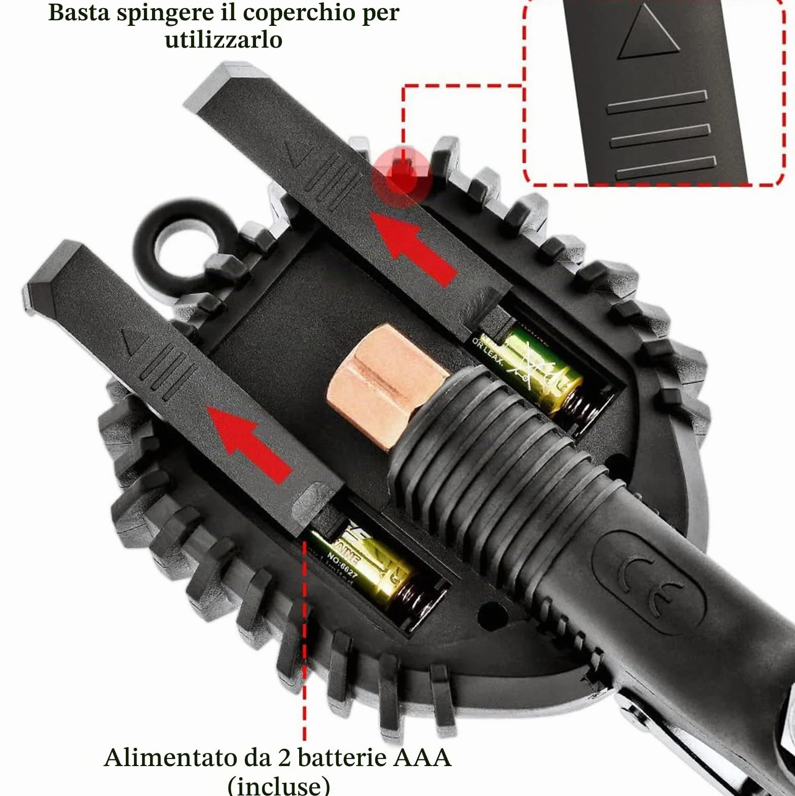 Manometro Pressione Gomme Professionale Digitale 255 PSI Pistola Gonfiaggio Pneumatici LCD Retroilluminato