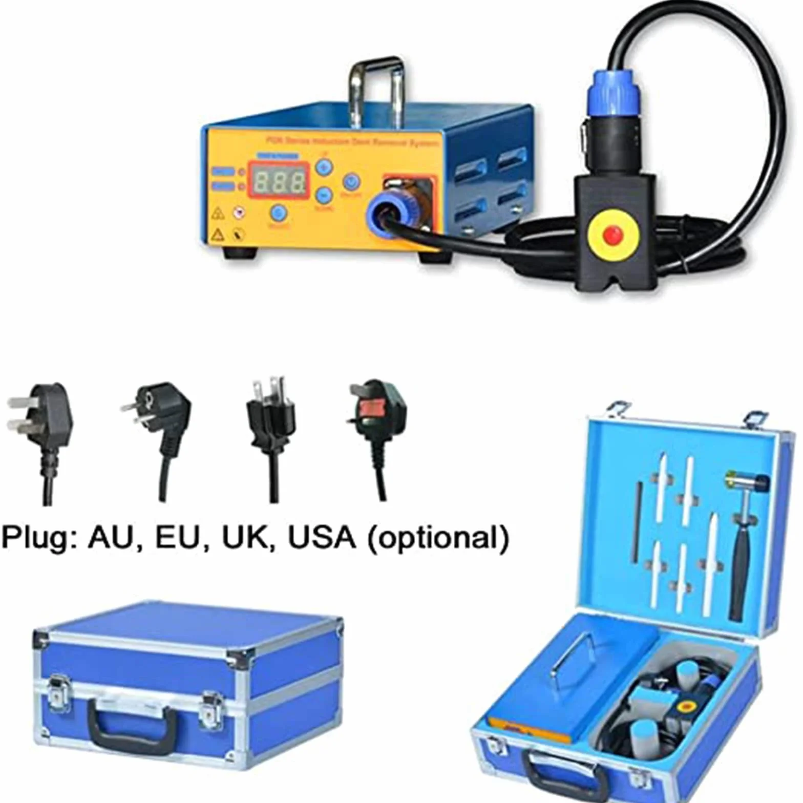 Strumento di riparazione ammaccature a induzione elettromagnetica per auto