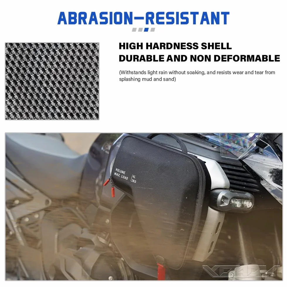 Per BMW R 1300 GS Adventure Borsa in Nylon per Veicolo con Protezione Rigida del Radiatore Borsa R1300GSA 2024+ per Telaio Anteriore Borsa Portautensili Accessorio