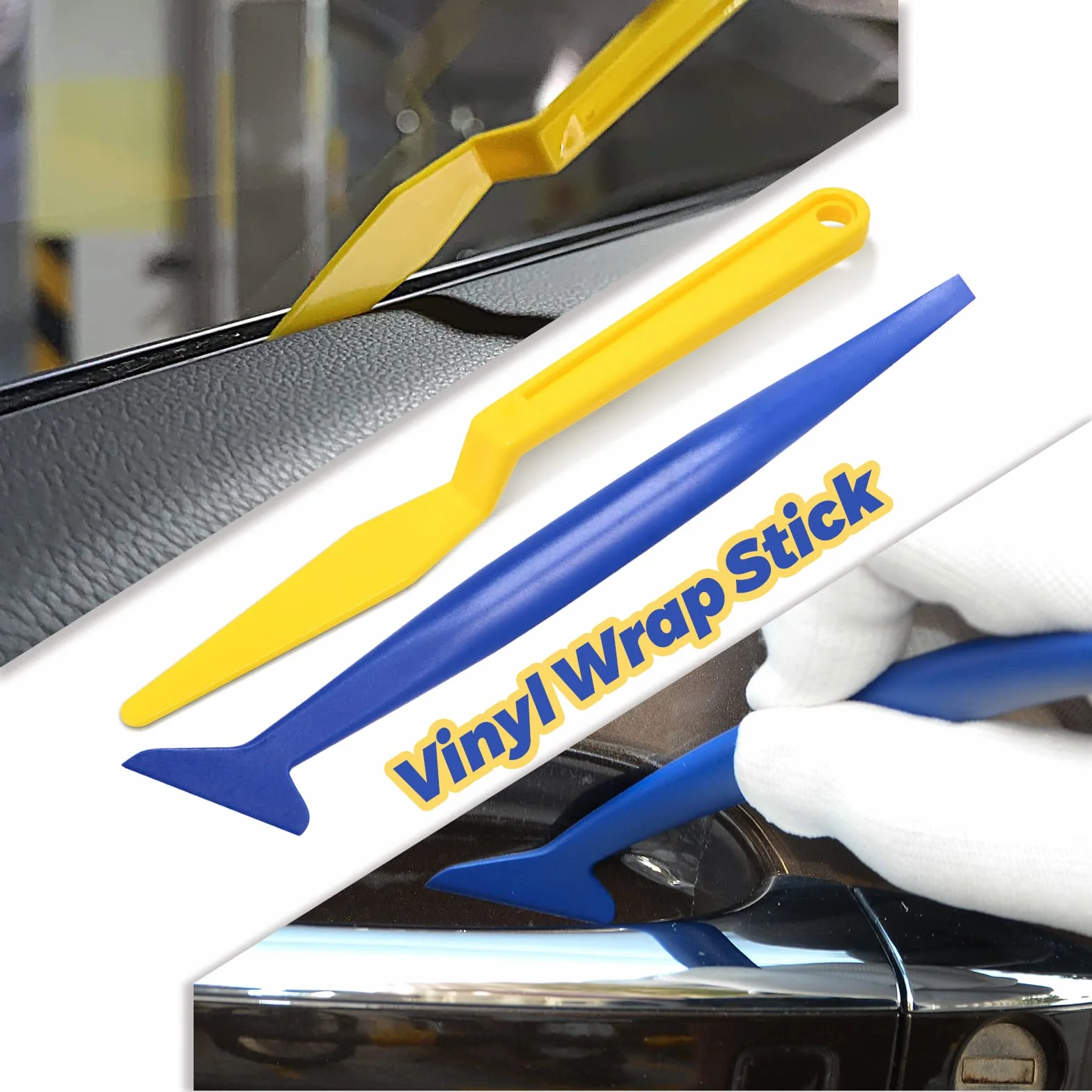 EHDIS Kit Vinile Applicazione Adesivi Auto, per Pellicola per Installazione Pellicole Auto Cellulare DIY, Film per mobili, Kit Pellicola di Alta qualità con Taglierino Professionale e Spatole