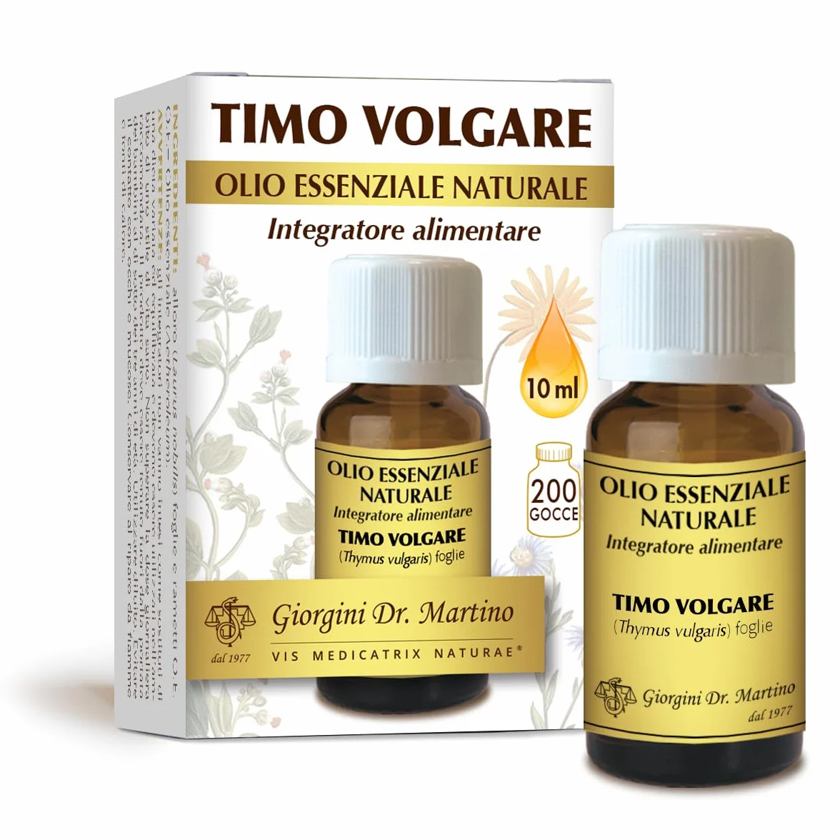 TIMO VOLGARE Olio Essenziale Naturale 10ml