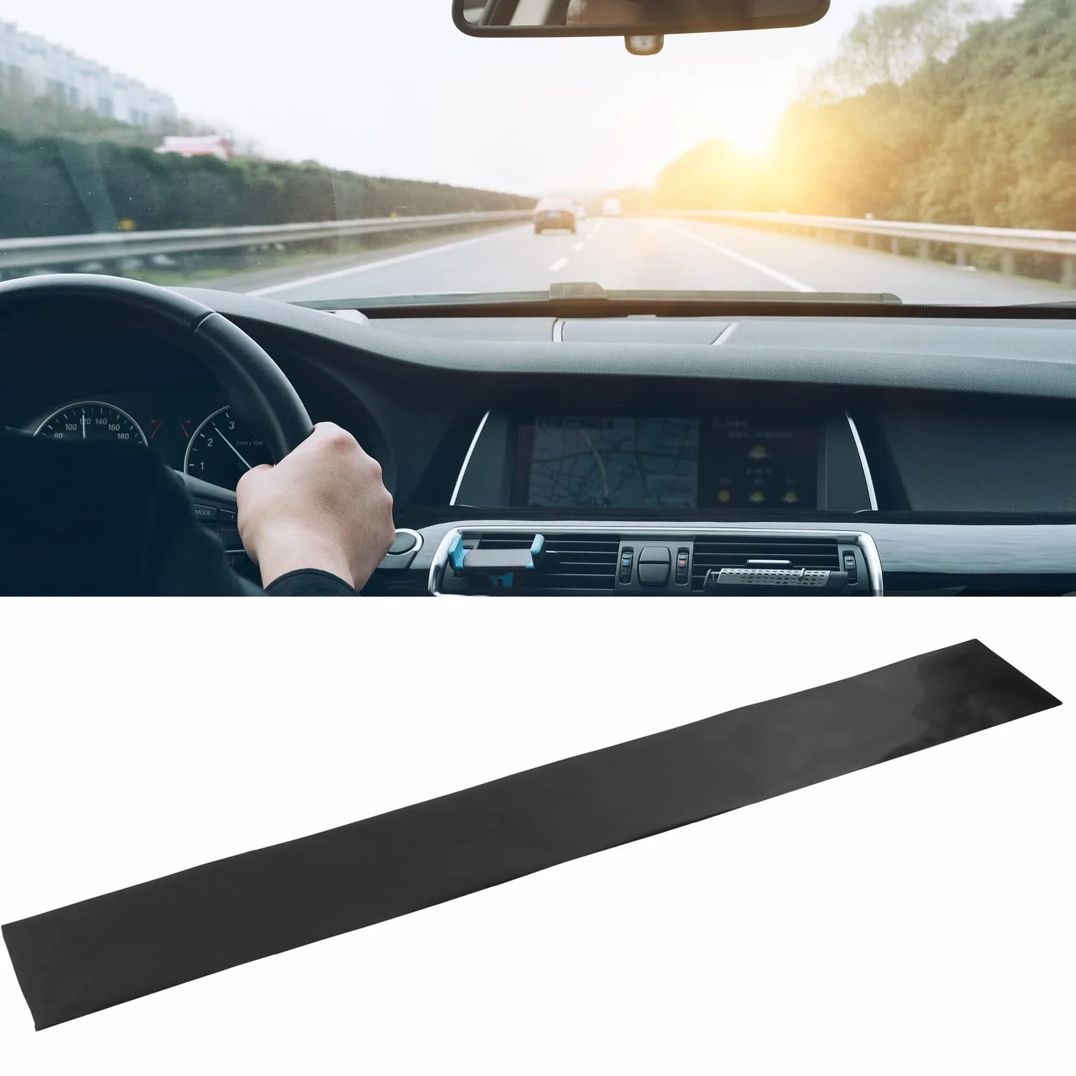 Pellicola per Parabrezza, Resistente Ai Graffi, Protezione Privacy per Finestrino Dell'auto, Adatta per Veicoli Universali, Materiale PET