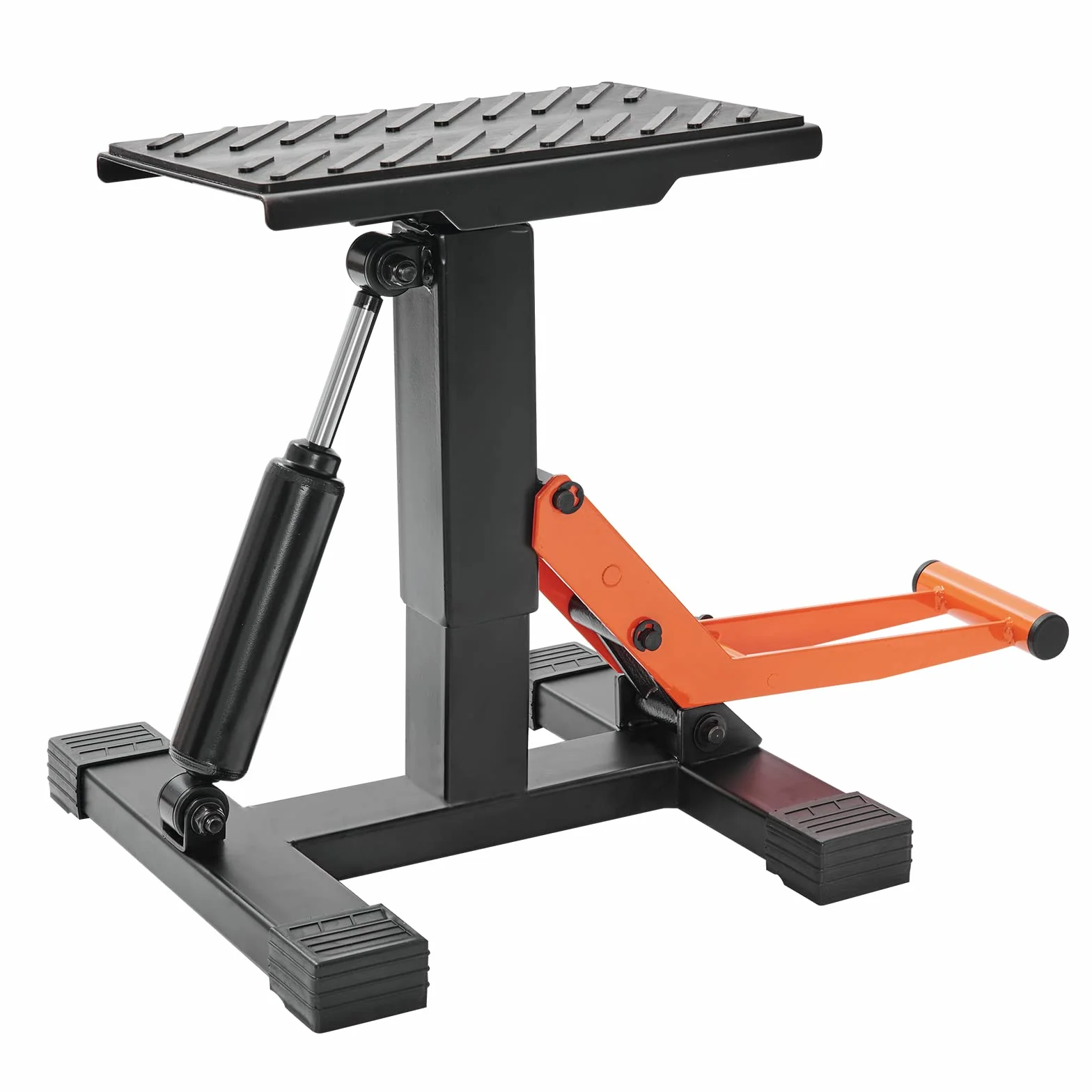 VEVOR Ponte Sollevatore Idraulico per Moto Bici Capacità 200kg Altezza Regolabile 255-460mm