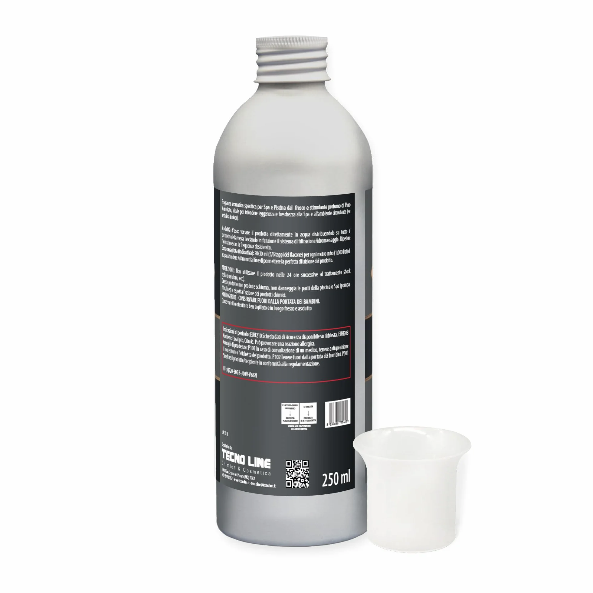 Fragranza Aromatica Concentrata Spa Sweet Mint 250 ml con Bicchierino Dosatore