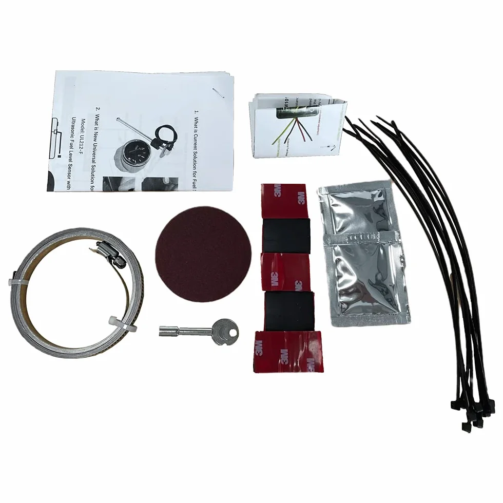 ELING - Sensore di livello del carburante ultrasonico, sistema di monitoraggio del carburante senza contatto, ohmmetro per la rilevazione del livello di carburante per auto, camion e motori diesel