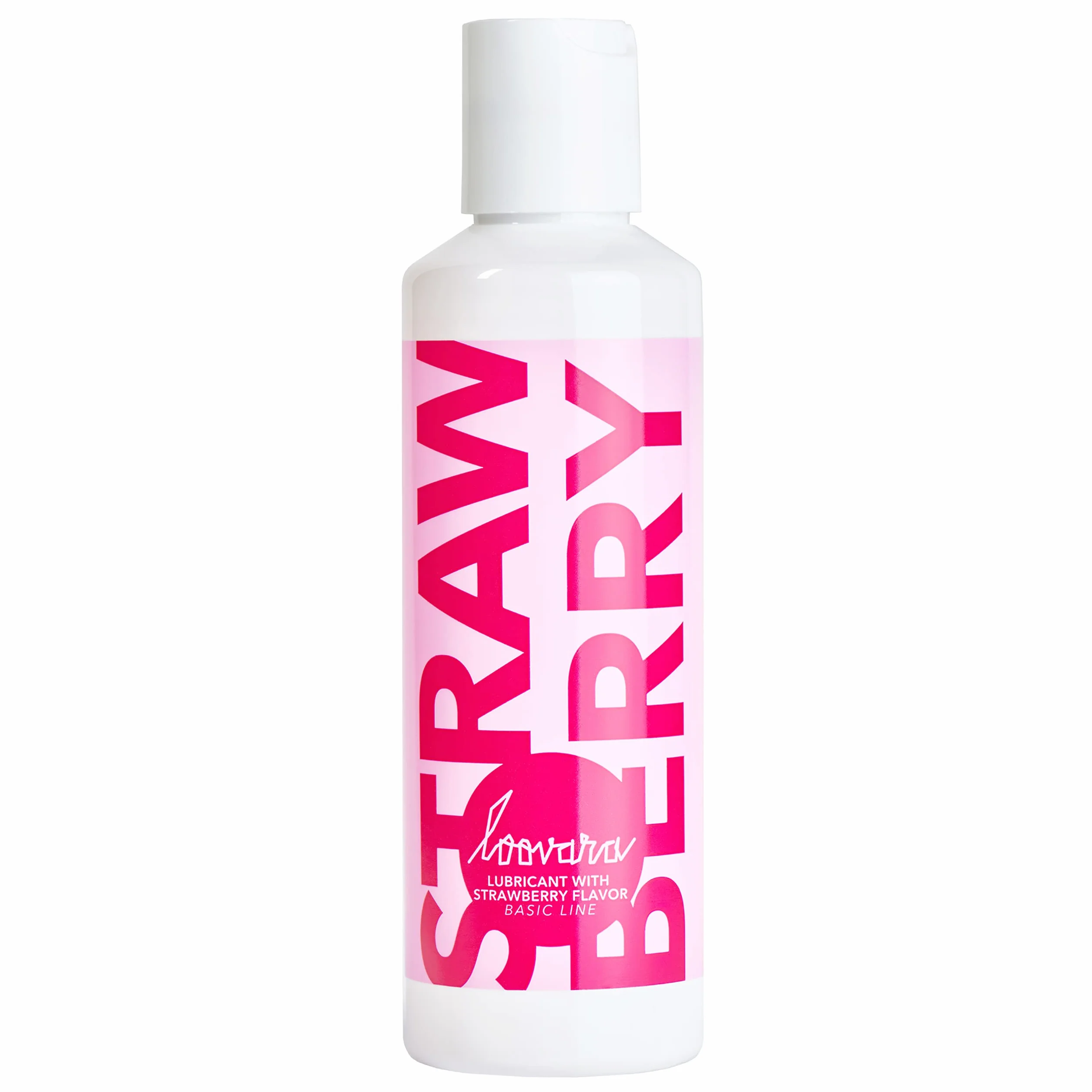Loovara Gel lubrificante gusto fragola 100 ml - Gel lubrificante commestibile a base d'acqua vegano