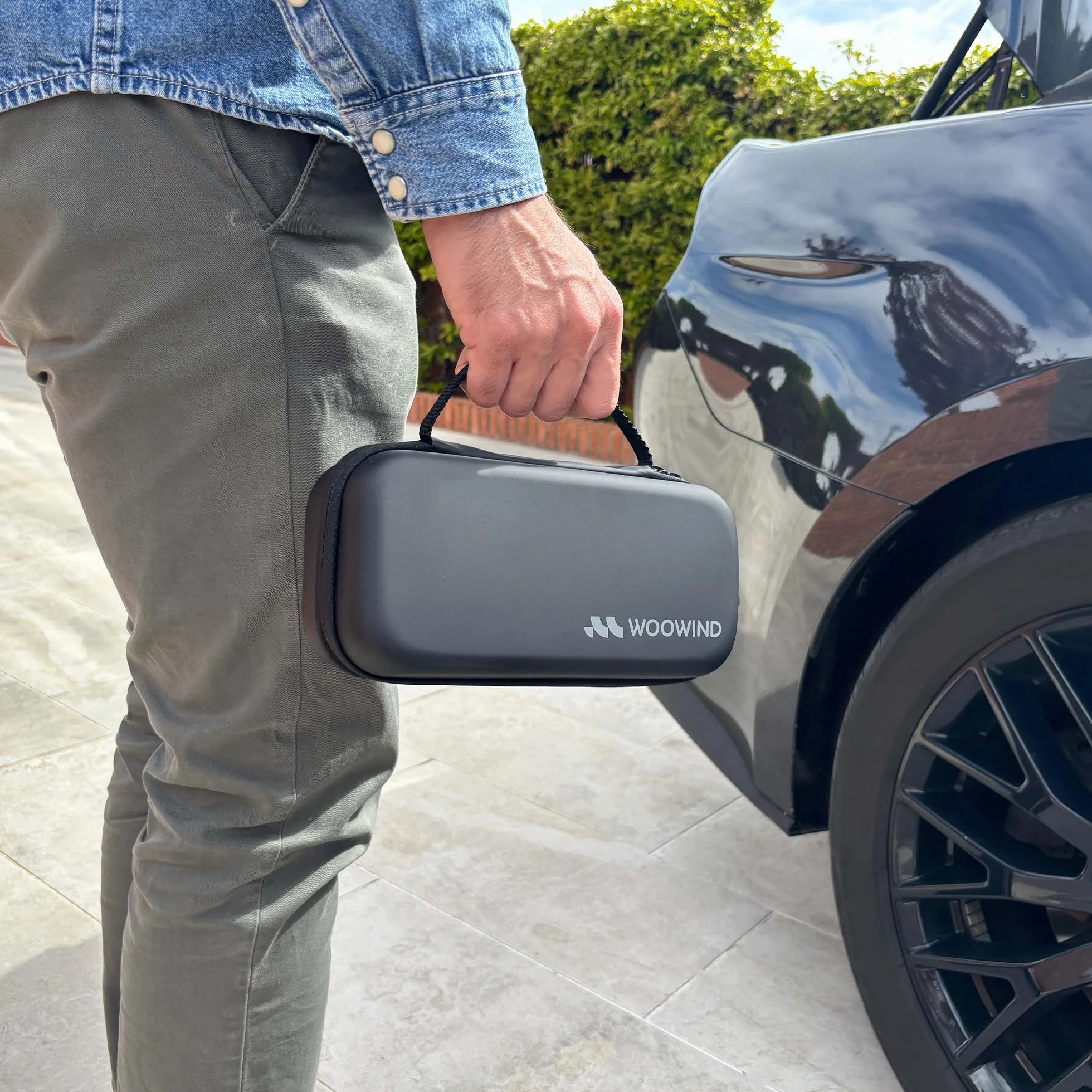 Borsa portatile per compressore d'aria Ventus Pro, compatibile con pompa senza fili