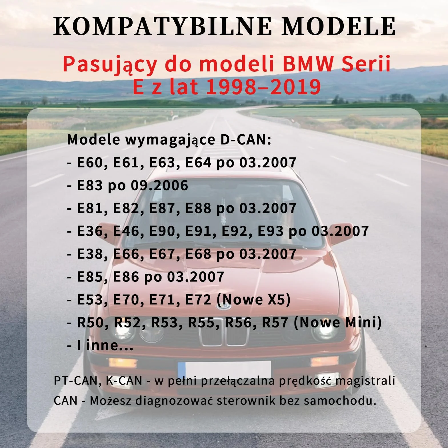 BMW K+DCAN USB OBD2 Scanner Diagnostico Strumento FT232 Chip Originale per Serie E 1998-2019 Windows XP/7 32-bit