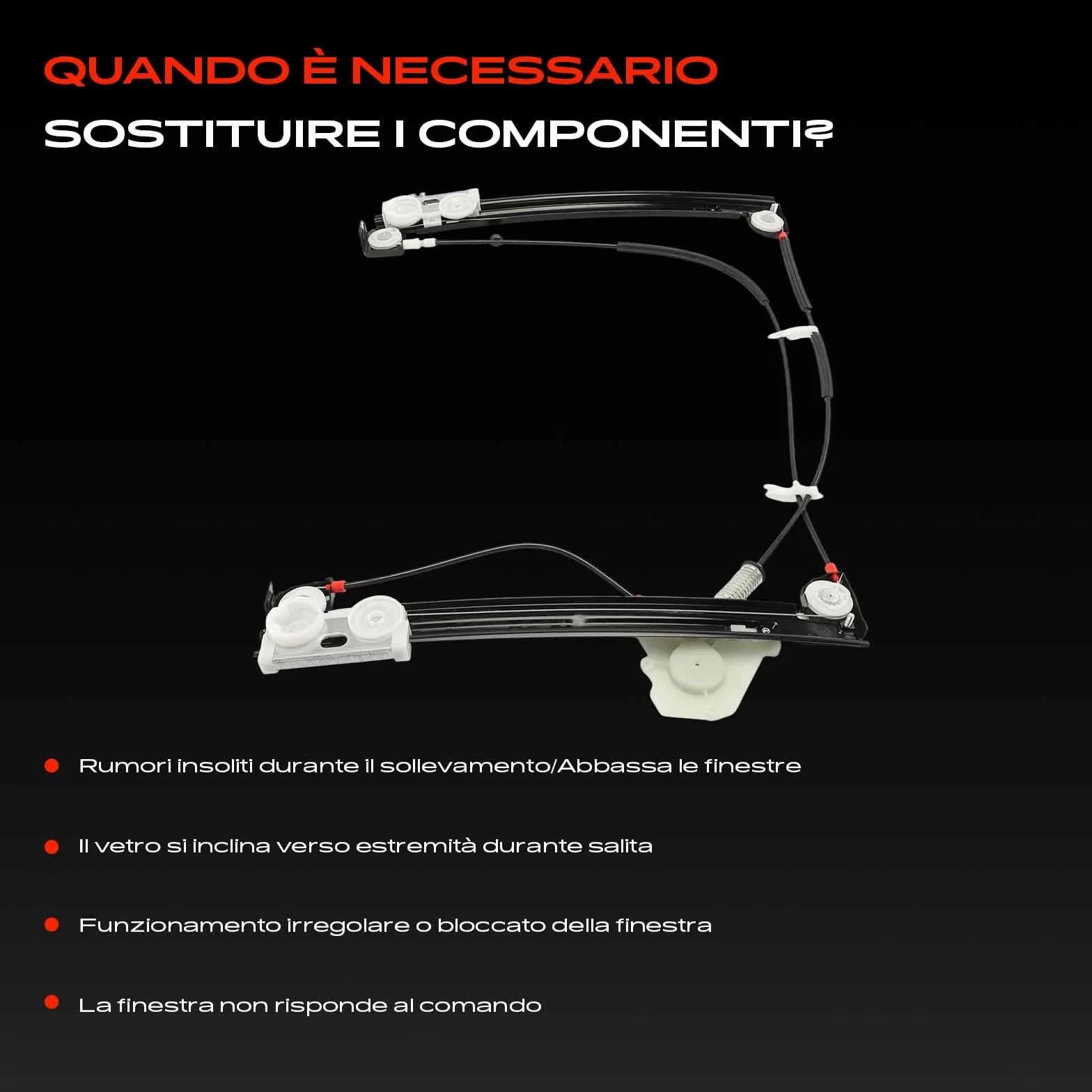 Frankberg Alzacristallo Meccanismo alzacristallo Elettrico senza Motore Anteriore destro senza piastra 2/3 porte 2-Porte Compatibile con M.i.n.i R50 R53 Replace# 51337039452
