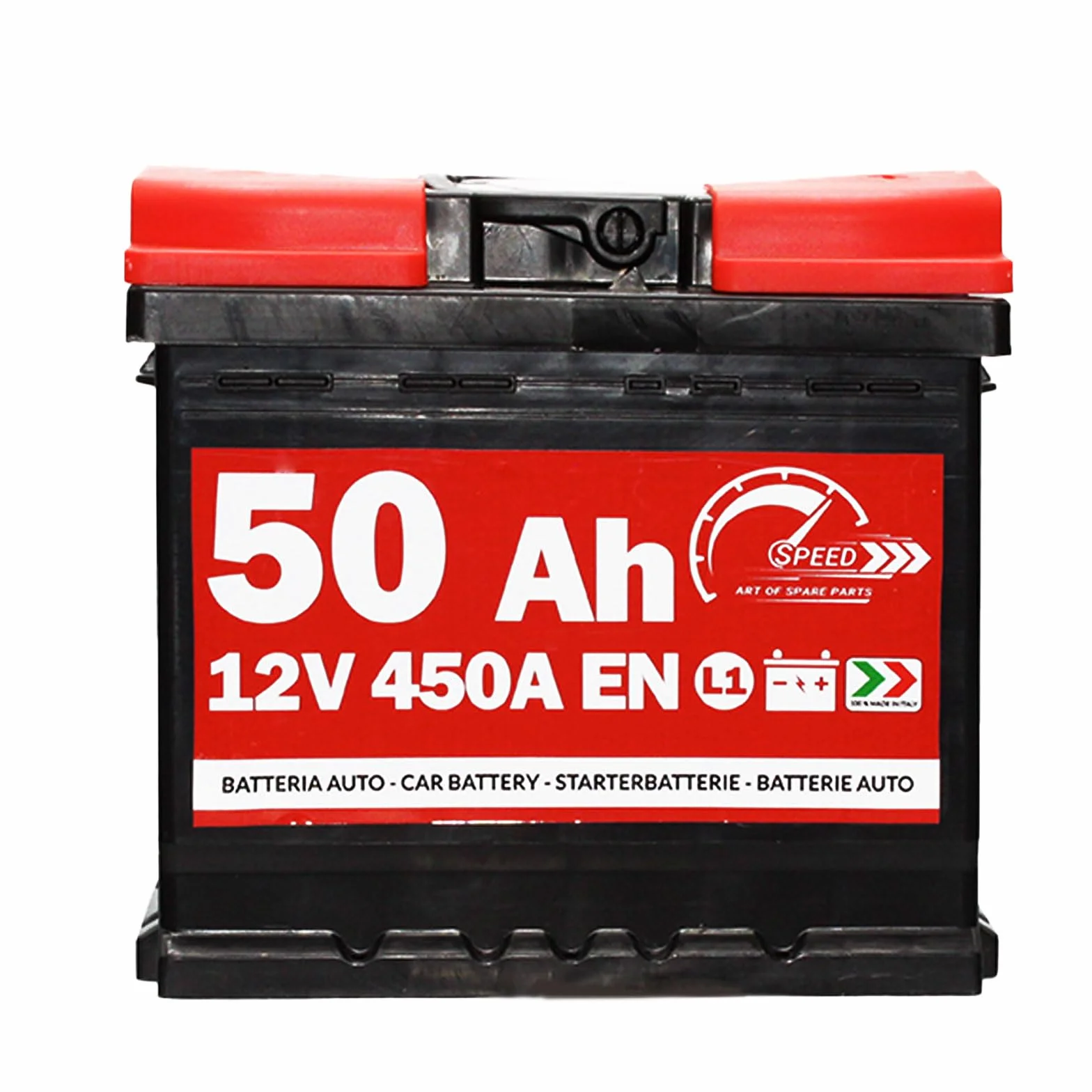 Batteria Auto Originale Speed L150-12V 50AH 450A EN con Polo Positivo A Destra