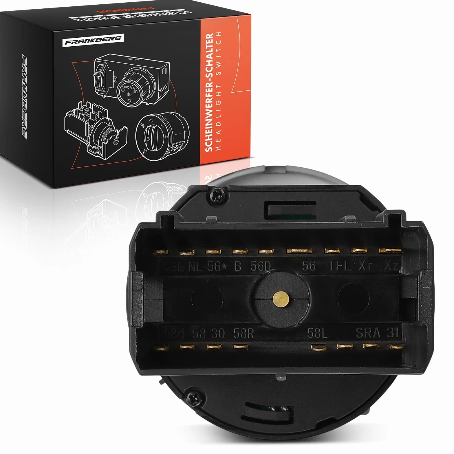 Frankberg Interruttore luci principali Compatibile Polo 6C1 6R1 162 163 AV2 AV3 1K2 6R0941531J 6R0941531JAPV
