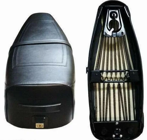 SELLA TIPO ORIGINALE MADE IN ITALY compatibile VESPA PX125 150 200 BASE FERRO MOLLE TARGHETTA POSTERIORE