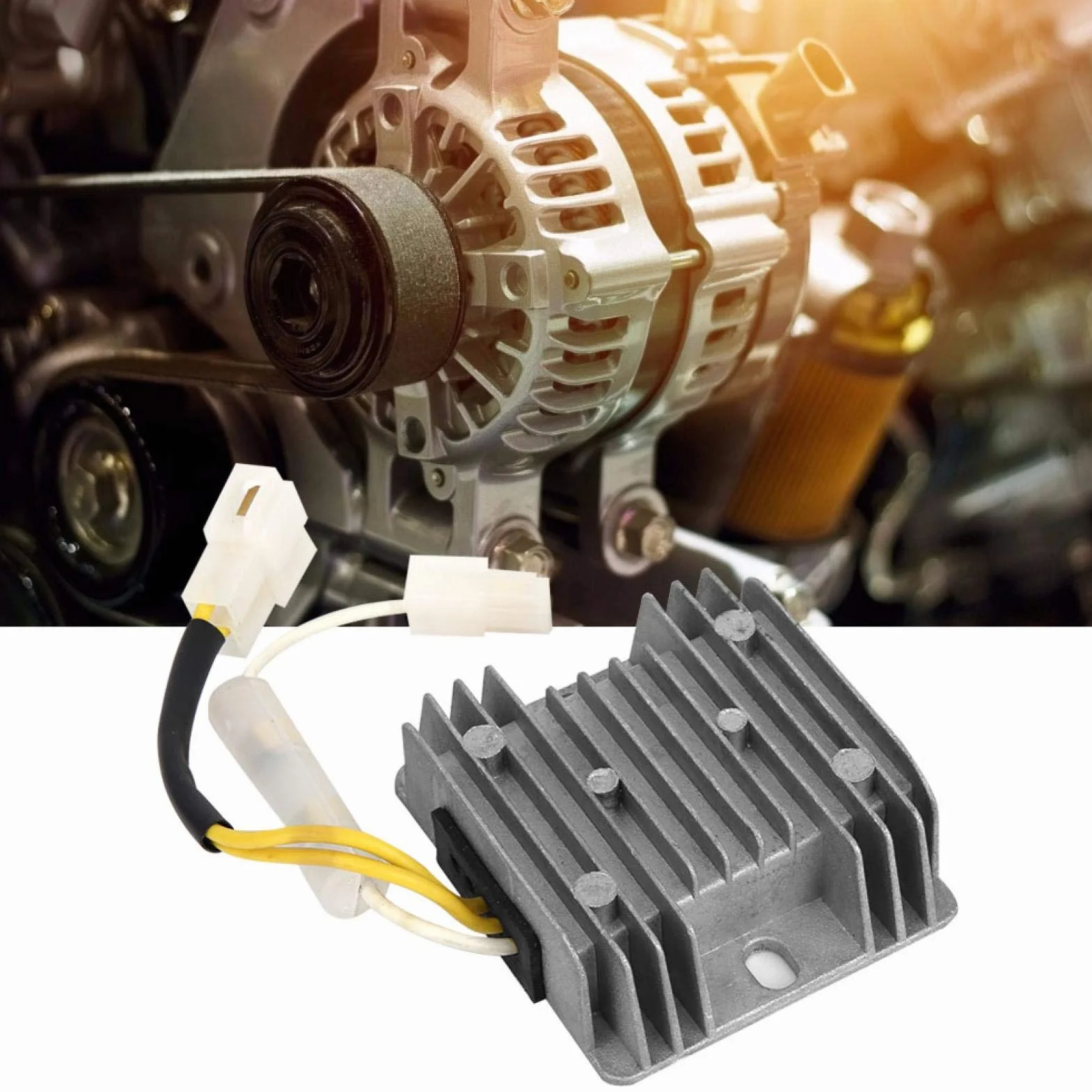 Regolatore di tensione automatico AVR 186F per generatore diesel 15-35V AC a 13.5V DC