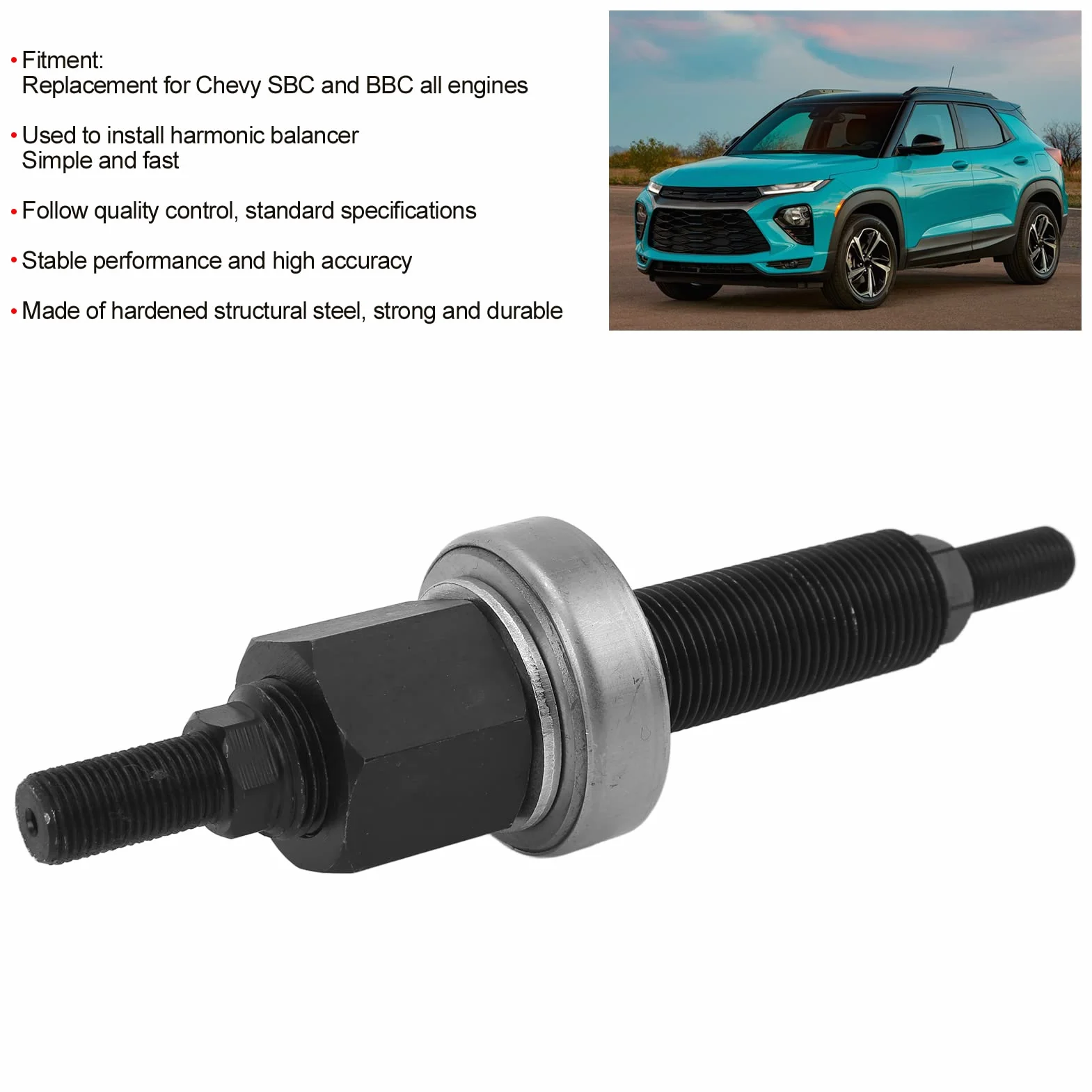OUKENS Harmonic Balancer Installer, Strumento di Installazione Harmonic Balancer Accessori Motore 66515 Sostituzione per SBC BBC