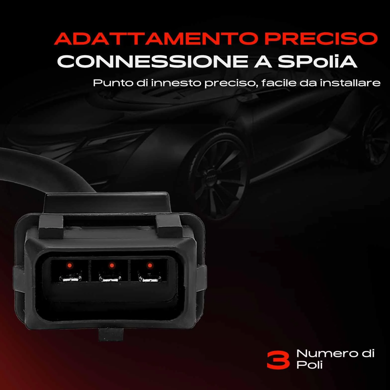 Frankberg Sensore dell'albero Motore 3-Poli Compatibile con Punto Furgone/Compatto 188 Strada Pick-up 178 278 Grande Punto 199 Doblo MPV 119 223 Palio Weekend 171 173 178 373 374 81402