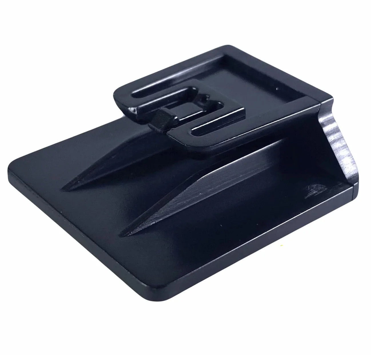 Clip adesiva Telepedaggio Sistema di fissaggio supporto removibile 3 x 3 cm Nero