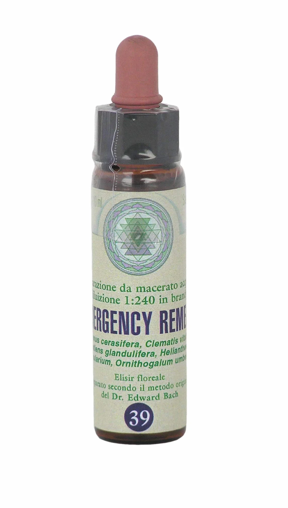 Emergency Remedy Nr. 39 Princeps Fiori di Bach Originali Gocce Rimedio di Emergenza