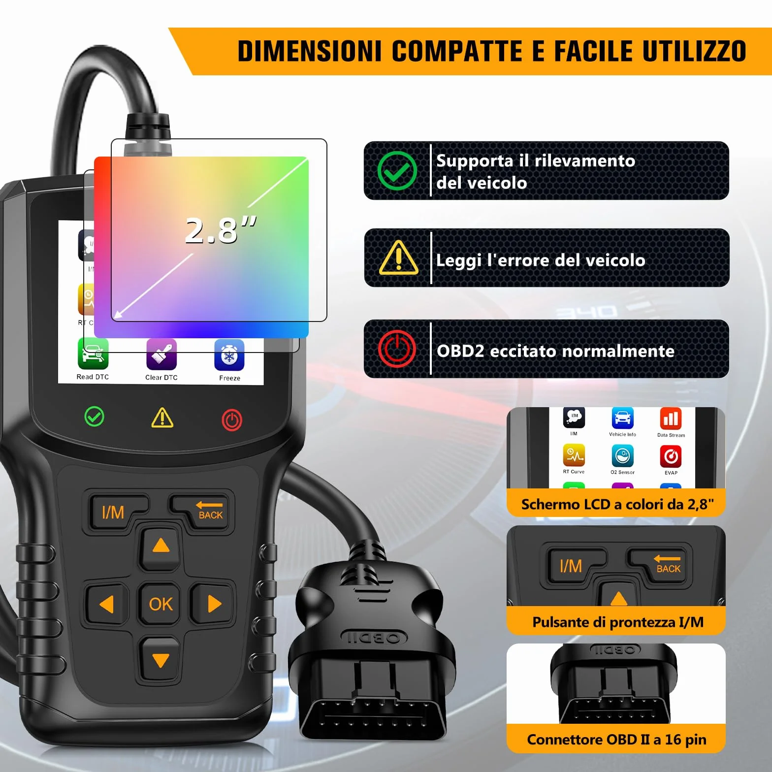 OBD2 Scanner Diagnostico Auto Multimarca Professionale Compatibile BMW Ford VW Audi