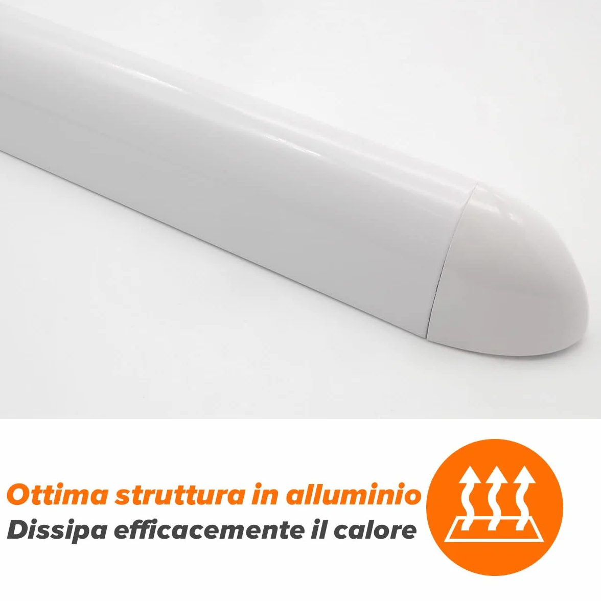 Tubo a LED Veranda 12V Lampada Camper Esterno IP66 Alluminio 550MM