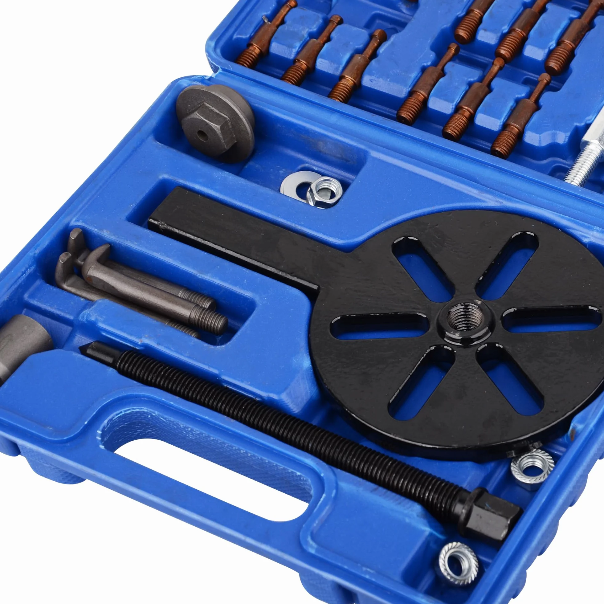 DAYUAN Set di estrattori per cuscinetti 21 in 1, foro interno a tre ganasce con gancio curvo e collet di 6 dimensioni, strumento multifunzionale per la rimozione dei cuscinetti