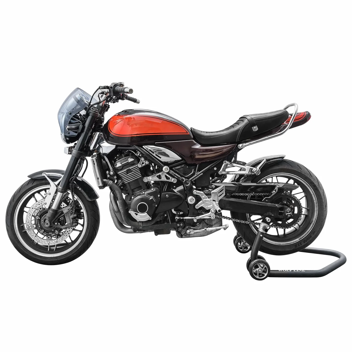 Maniglioni per Mano Posteriore per Passeggero per Moto, Manubrio in Acciaio Compatibile con Z900RS Z 900 RS 2018-2025 (Cromato)