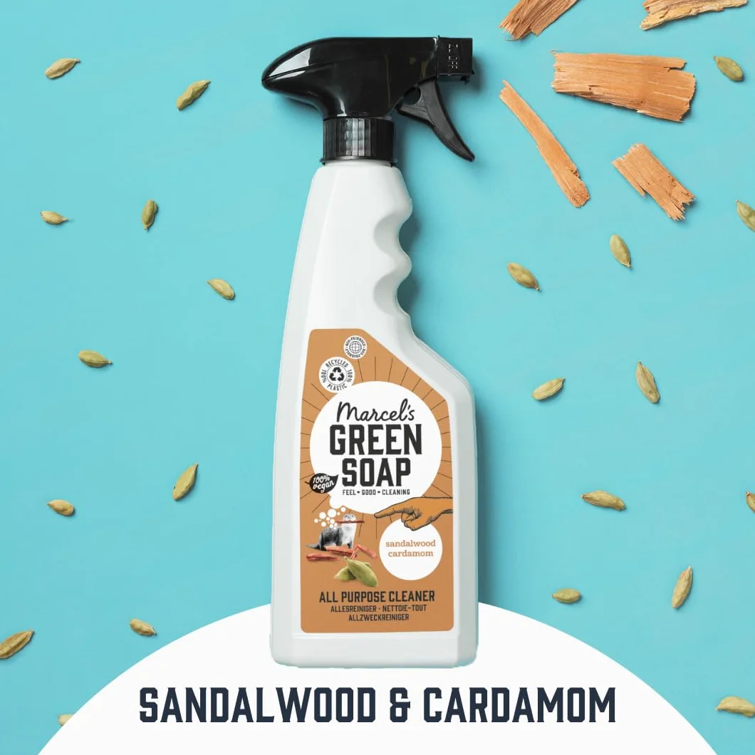 Marcel's Green Soap Spray All-Purpose Sandalwood & Cardamom 500 ML