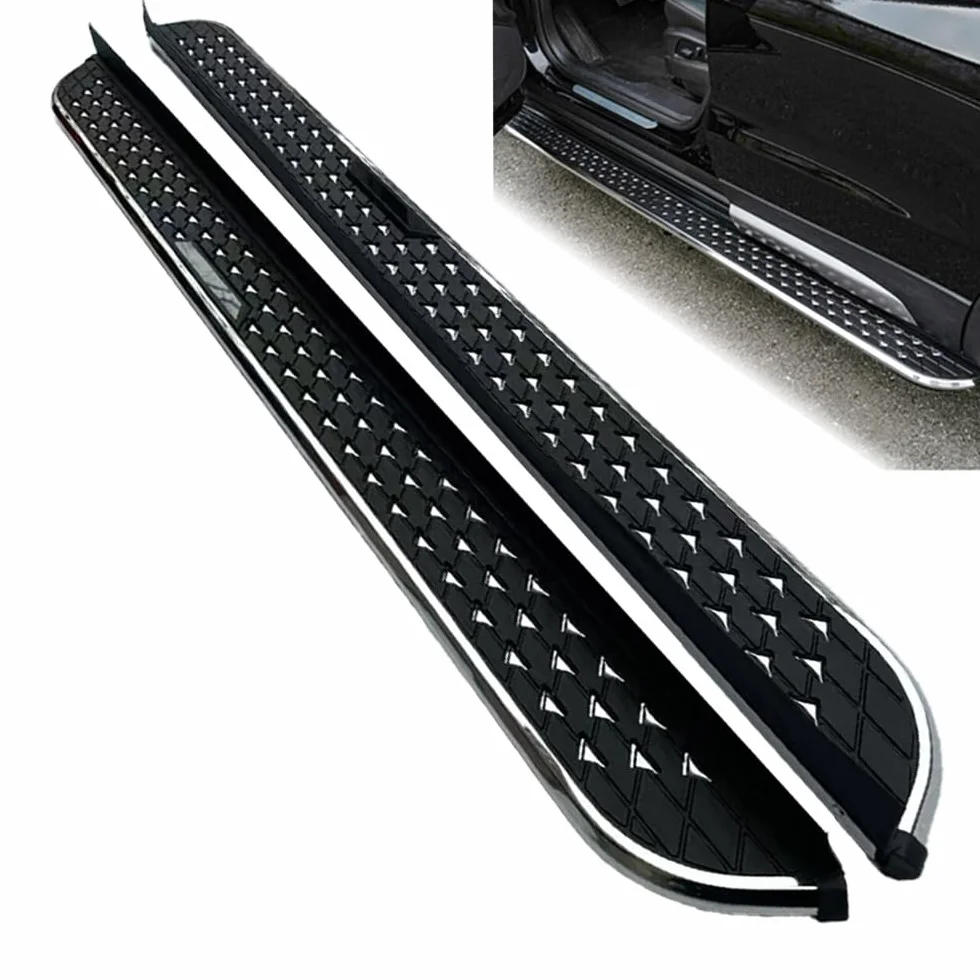2 pezzi compatibili con Land Rover Range Rover Sport 2013-2022, pedane laterali in alluminio stile cielo stellato (con staffe)