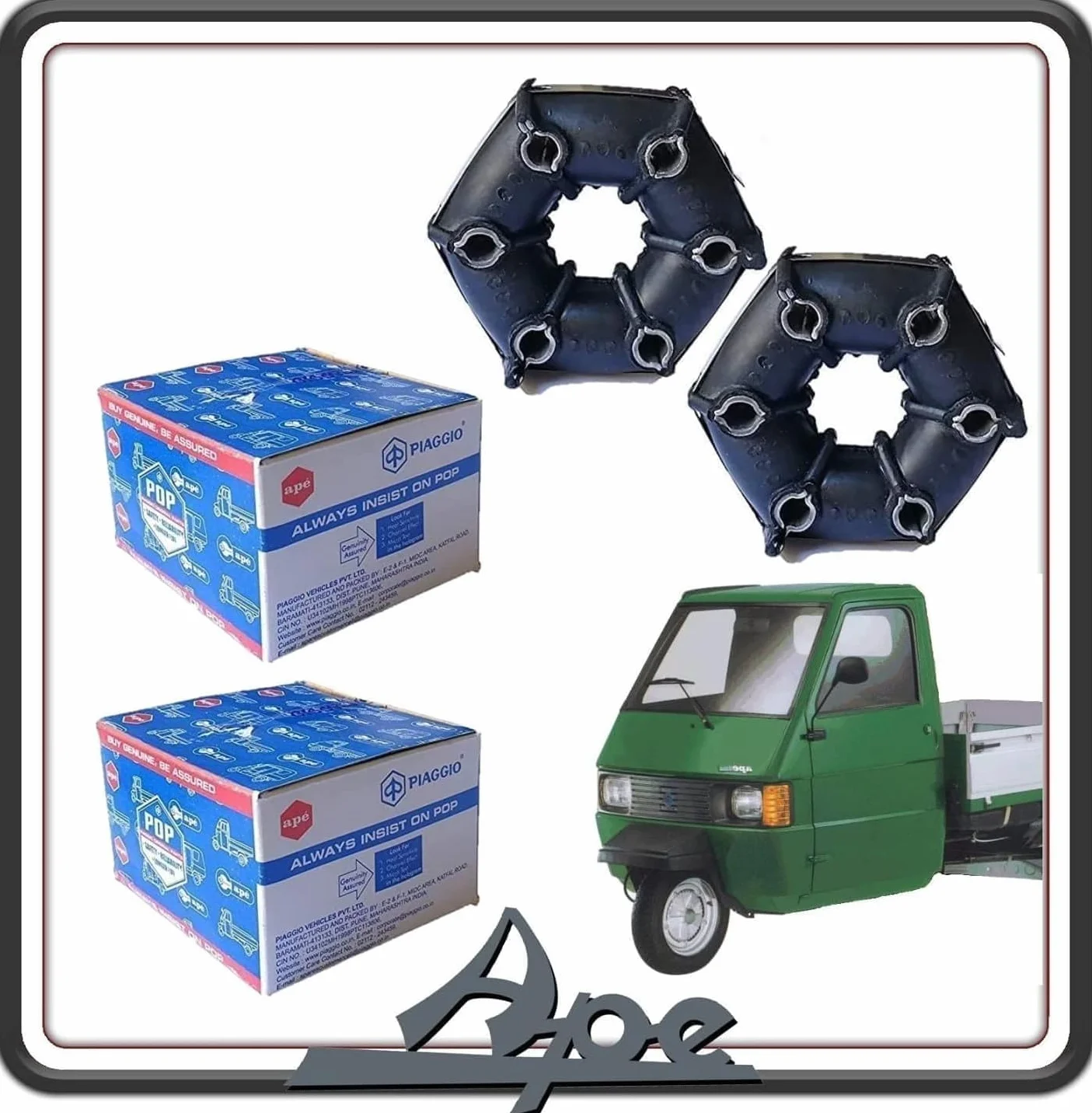 Piaggio Kit Giunto Semiasse Ruota Ape TM 703 602 500 501 601
