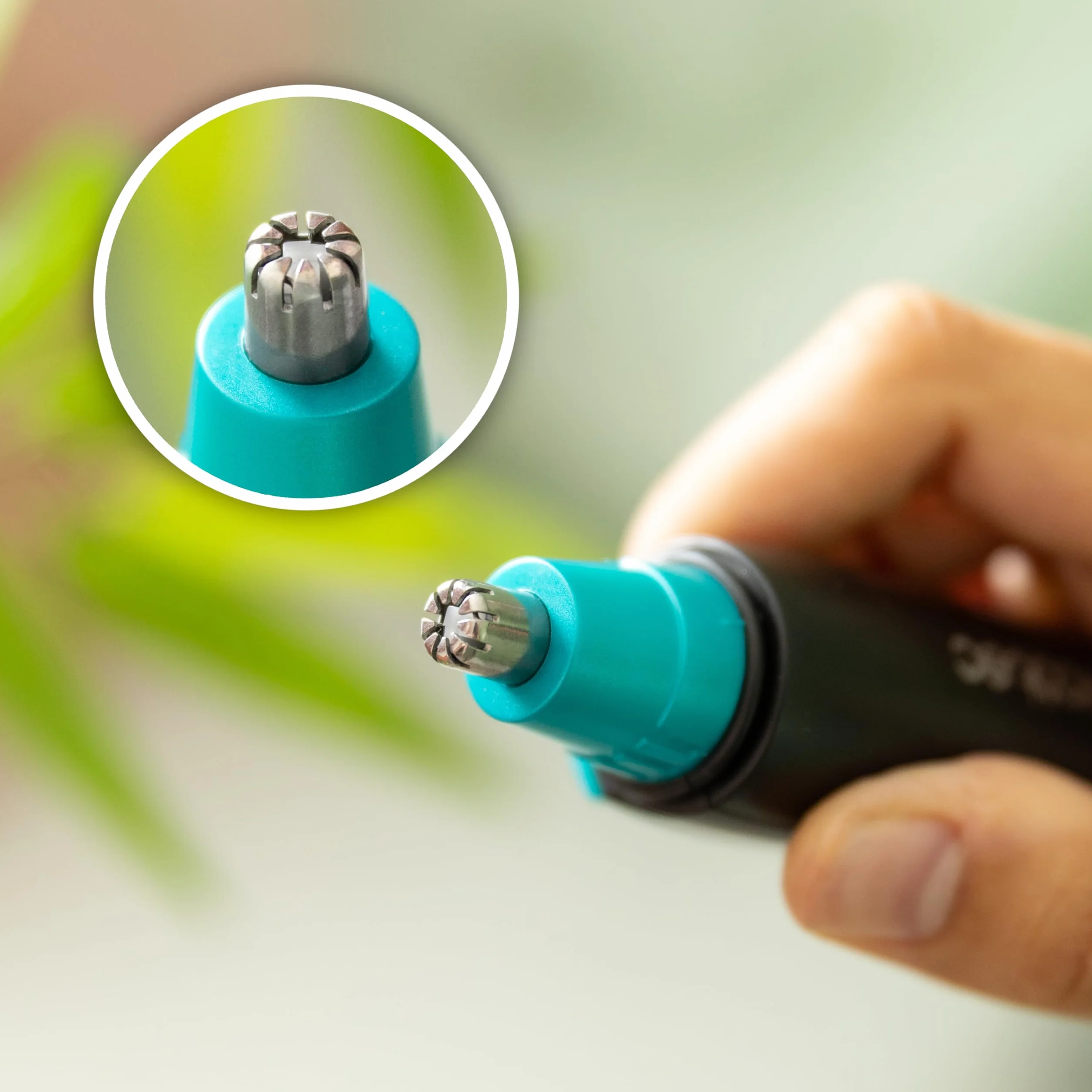 Cecotec PrecisionCare NoseTrim Wireless Restringitore Capelli Naso e Orecchie lama acciaio inox