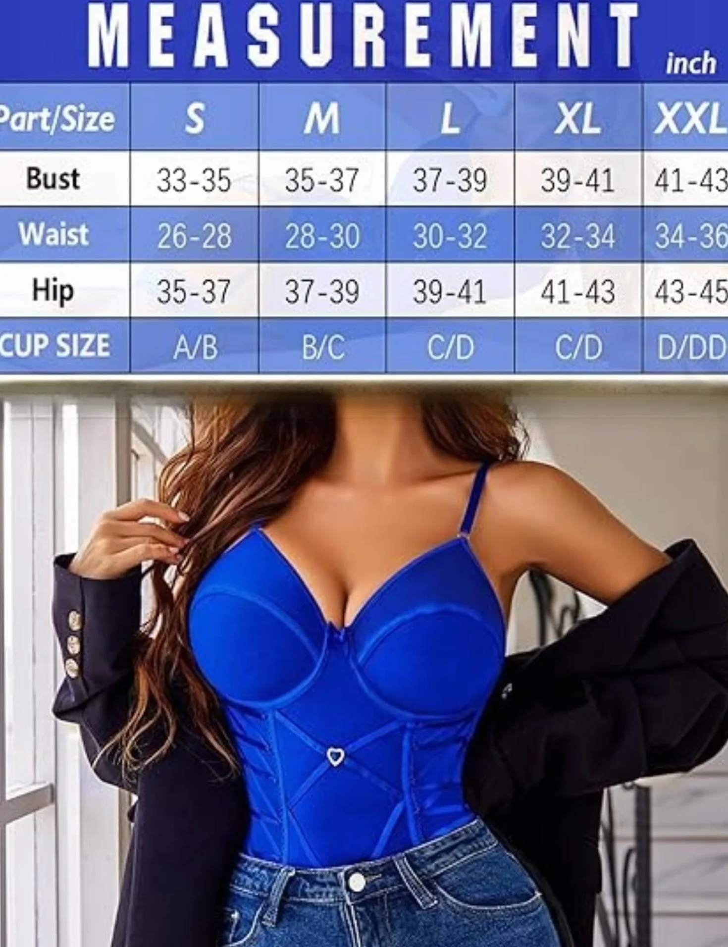 Avidlove Set di giarrettiere lingerie sexy corsetto donna body controllo pancia