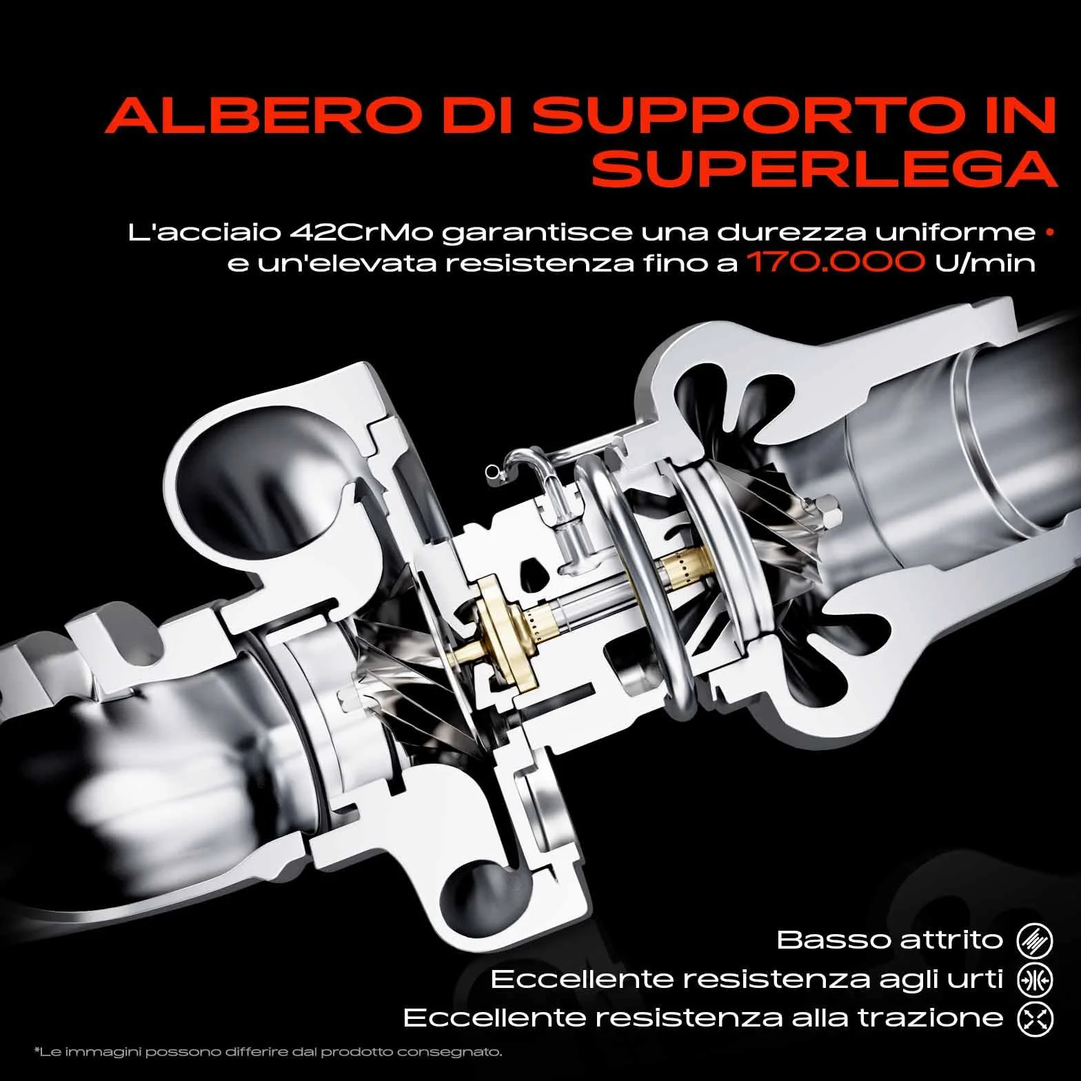 Frankberg Turbocompressore a gas di scarico Diesel Compatibile con Berlingo Multispace B9 1.6L C-Max DM2 1.6L C4 Grand Picasso I UA 1.6L M.i.n.i R56 1.6L C30 533 1.6L Replace# 9663199280