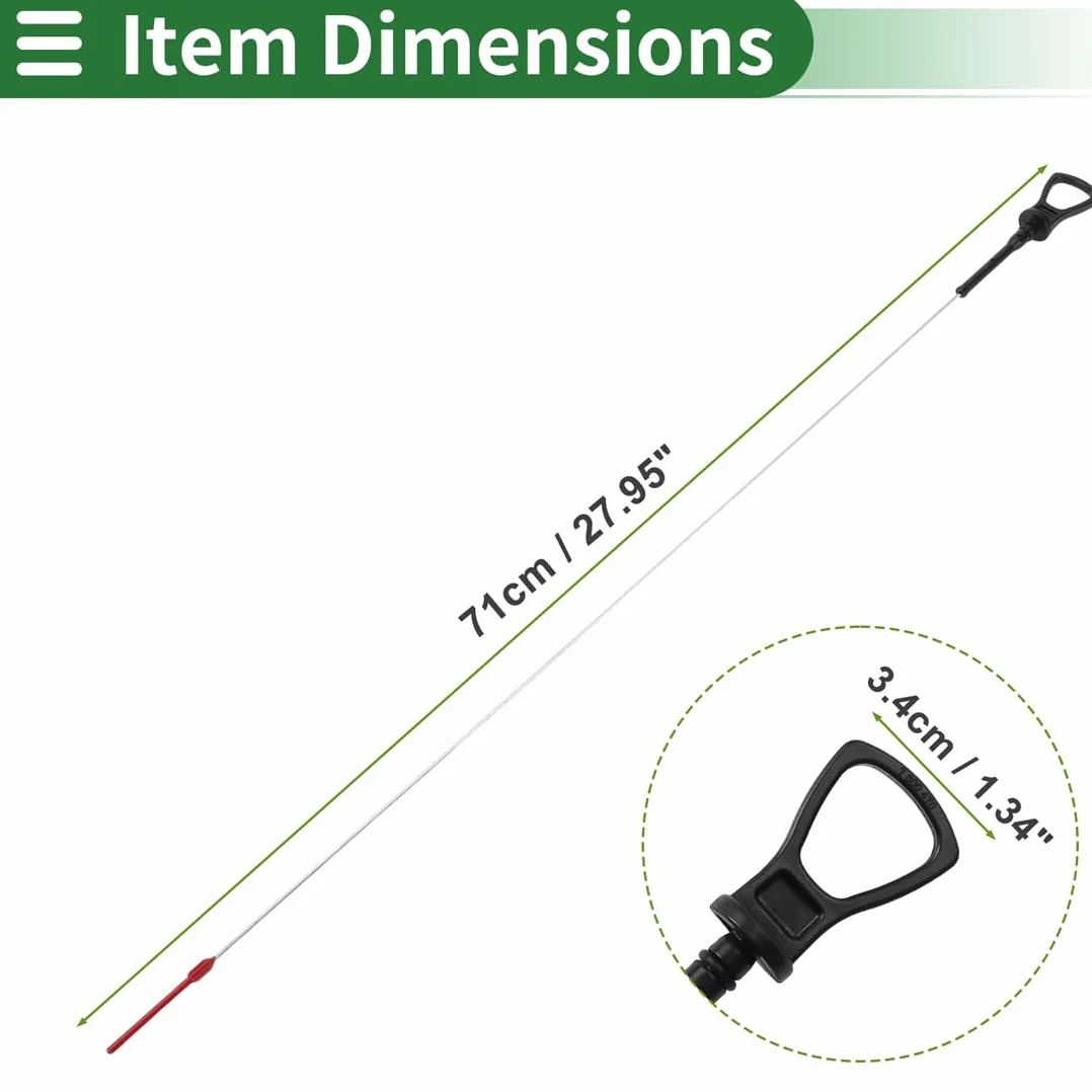 Astina Livello Olio BMW 710mm Dipstick livello olio motore auto 11437600470 - Compatible For Serie 1 3 F20 F21 F30 F31 F80 114i 116i 118i 316i 320i DipStick di livello di manometro