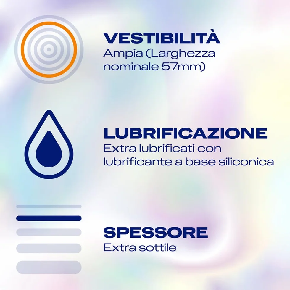 Durex Invisible XL Preservativi Ultra Sottili Extra-Large 18 Profilattici