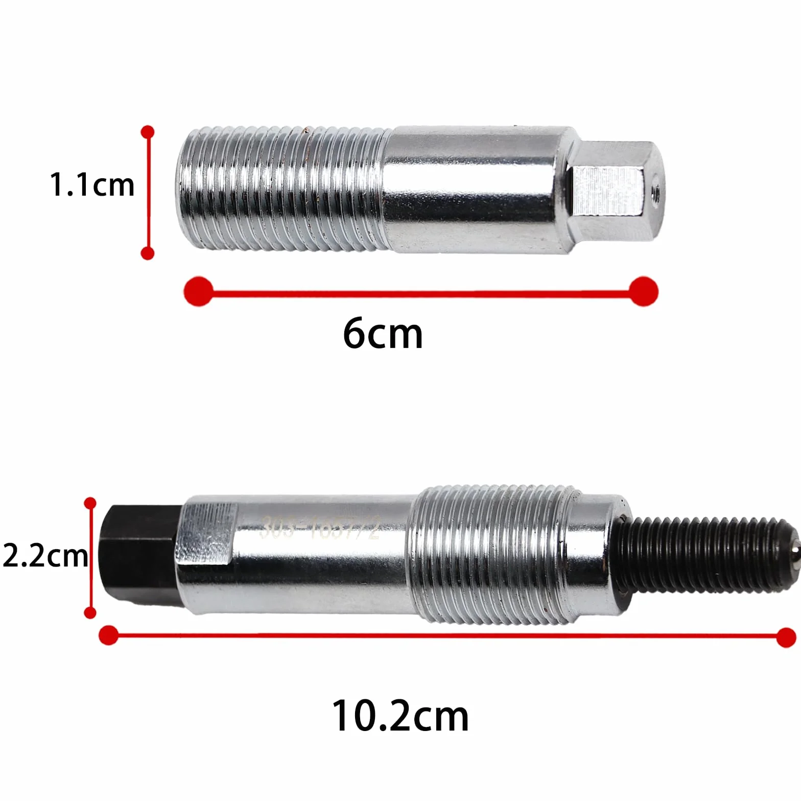 Strumento di rimozione della puleggia dell'albero motore compatibile con Ford Ranger 2.0L EcoBlue Motor 303-1657/1 303-1657/2