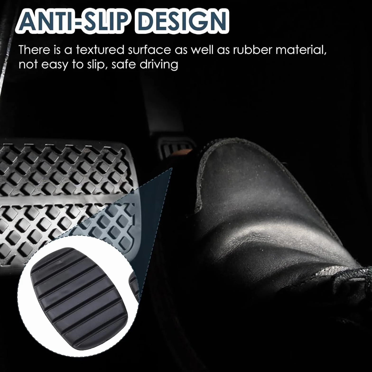 2 PZ Auto Frizione Freno Pedale Gomma Pad Covers per Renault Clio MeganeVauxhall Kangoo Laguna Modus Vivaro per Nissan Primastar Espace Trafic 7700416724 4653100QAC 91159860 Accessori Automobili