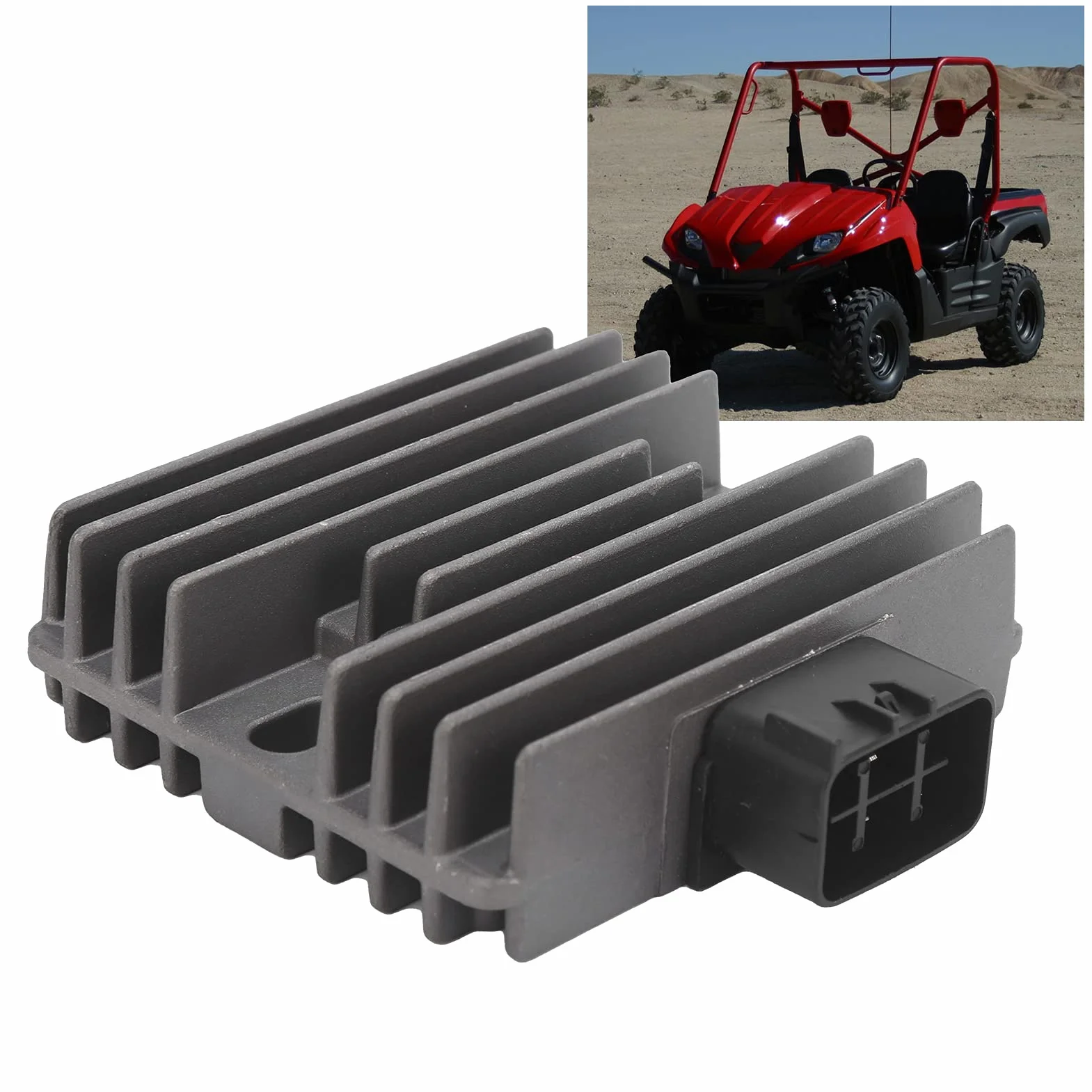 Akozon Regolatore di Tensione, Raddrizzatore di Tensione SH678A‑12 SH678‑11 SH678KA Per Kawasaki KRF 750 Teryx 4X4 Stabilizzatore di Tensione