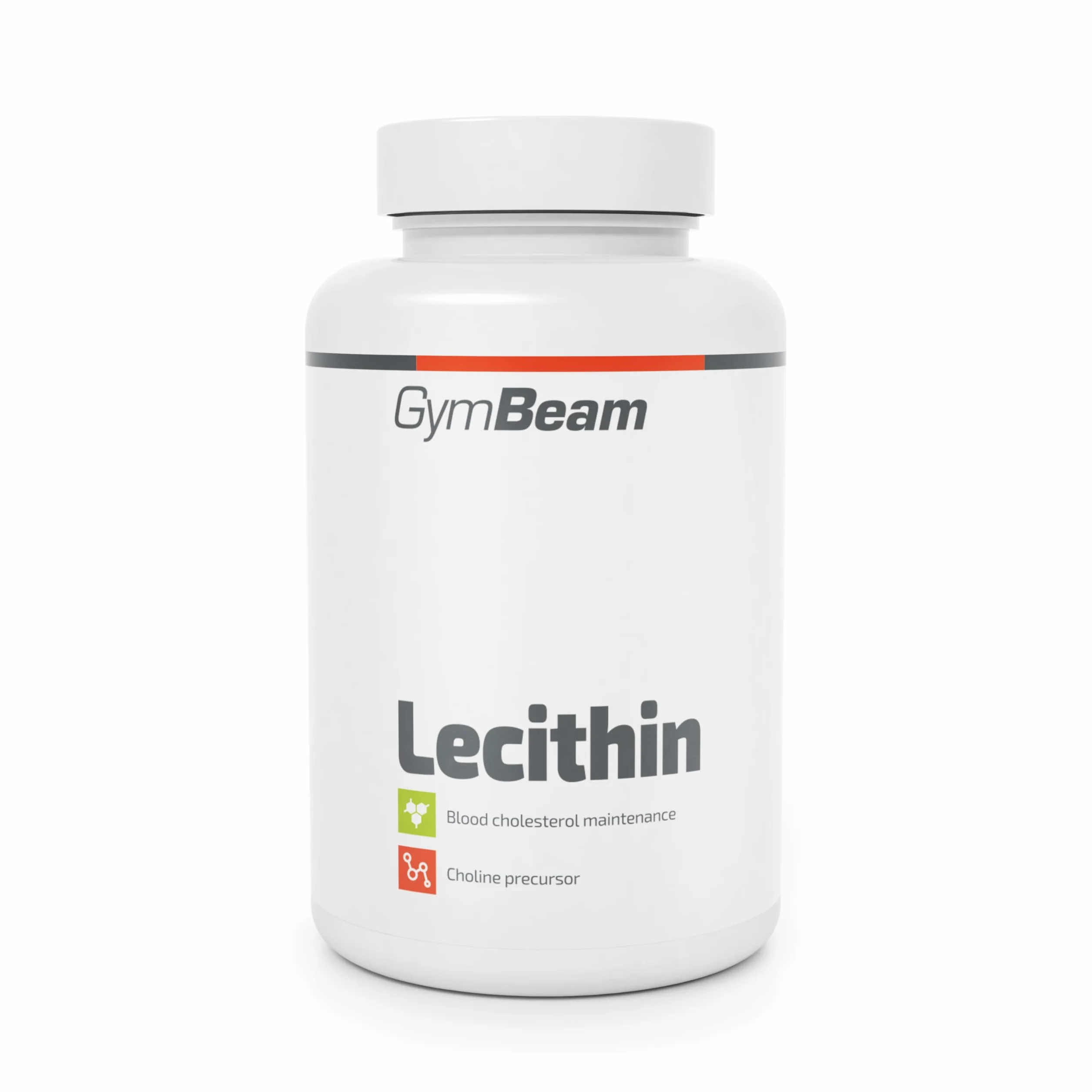 GymBeam Lecitina di Soia in Capsule 1200 mg, Fonte di Colina e Fosfolipidi, Ricca di Acidi Grassi Oleico e Linoleico, 120 cps