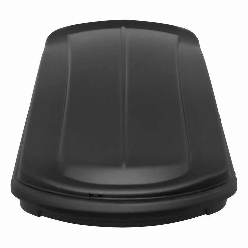NORDRIVE N60016 Box 430, Box da Tetto per Auto in in ABS, 430 Litri - Nero Goffrato