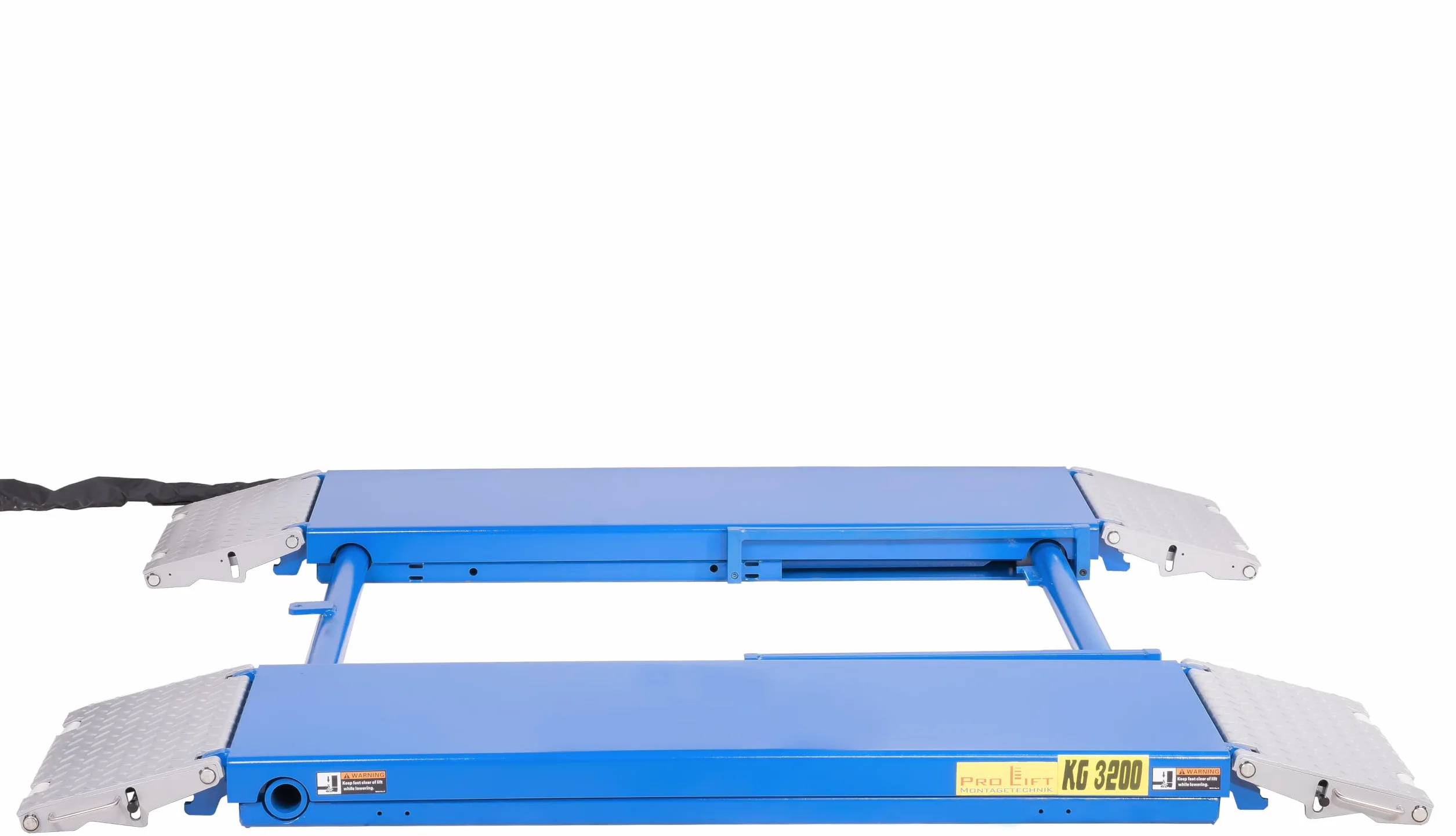 Sollevatore a forbice 3,2t elettroidraulico, con kit di manovra 230 Volt con sblocco elettrico automatico