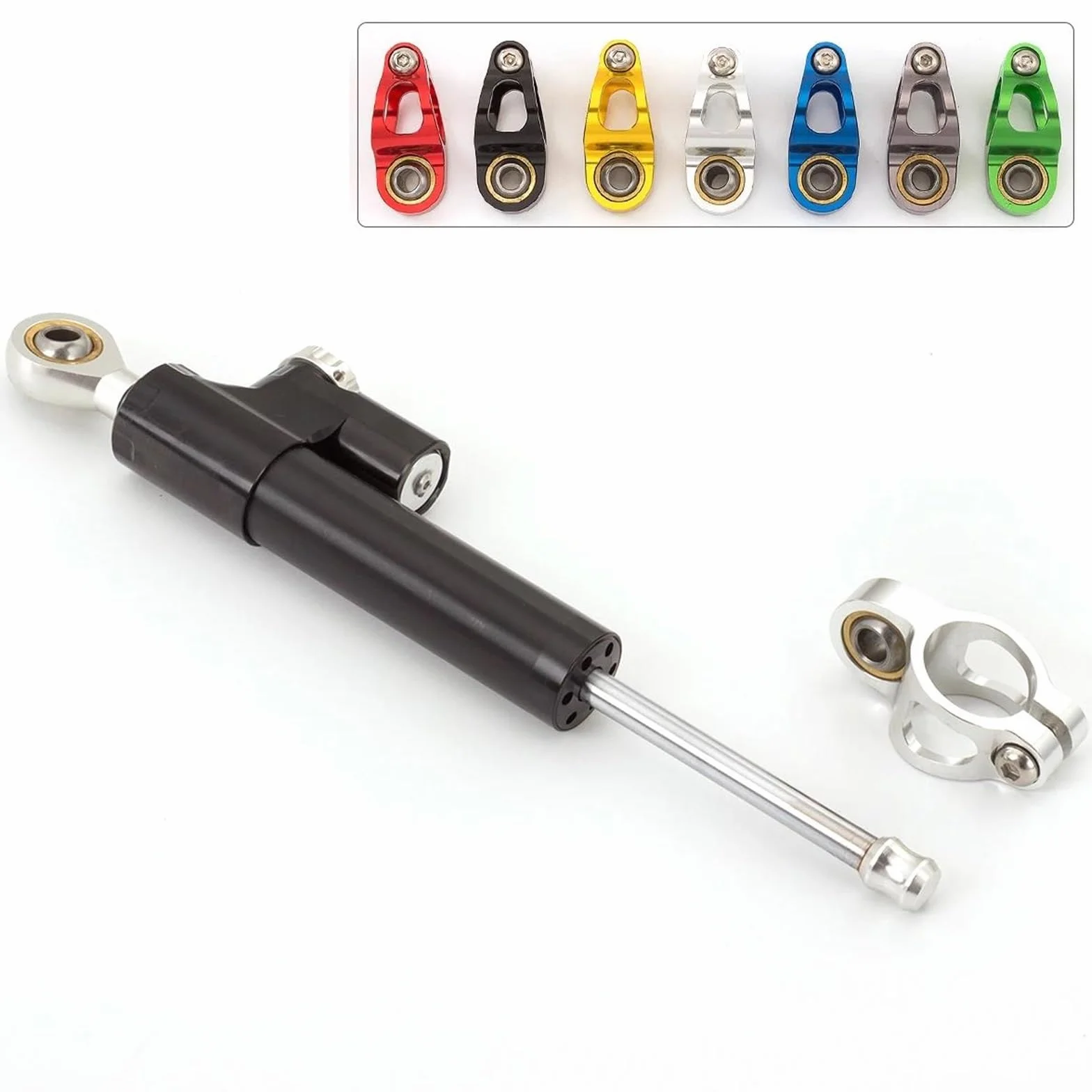 Moto Ammortizzatore Di Sterzo Stabilizzatore Controllo Sicurezza W/Staffa Per Kawasaki Z1000 Z750 2003 2004 2005 2006 2007 2008 2009