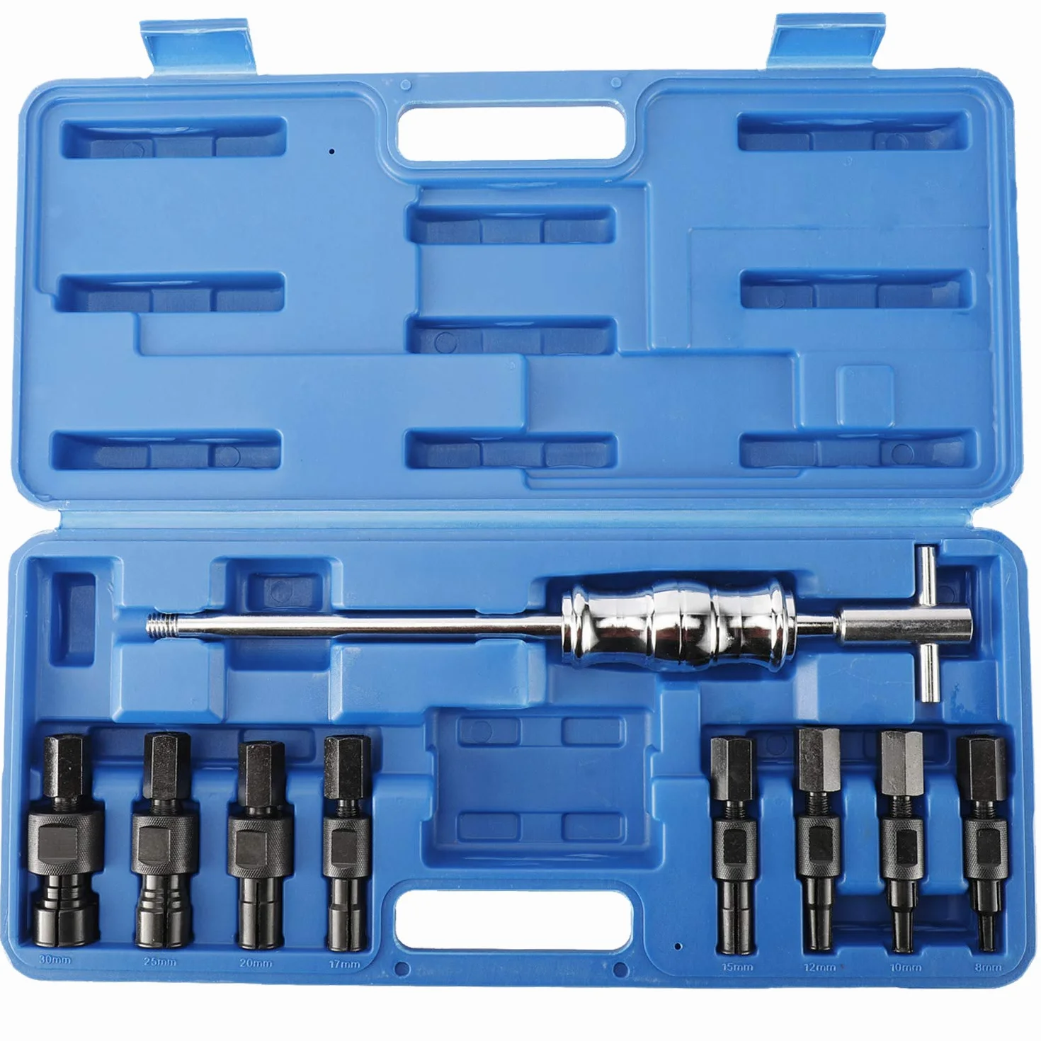 FreeTec 9pc 8-32mm Attrezzo Interno Cuscinetto Martello Dispositivo Rimozione (Blu)