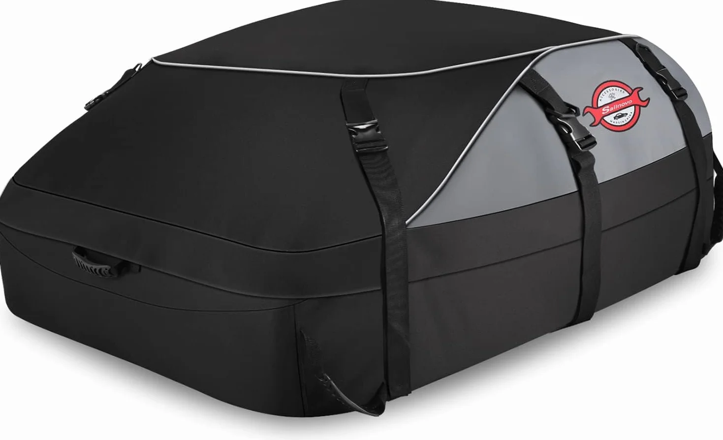 Sailnovo Box Tetto Auto, 580L/20 piedi cubi Baule Auto Tetto Impermeabile Per Con O Senza porta pacchi - incluso 6 ganci di sicurezza e custodia