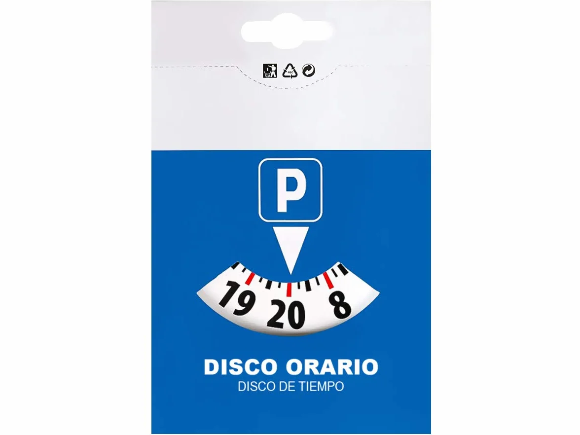 CARALL 4 Pezzi Dischi Orari Carta Parcheggio Disco Tempo Europa