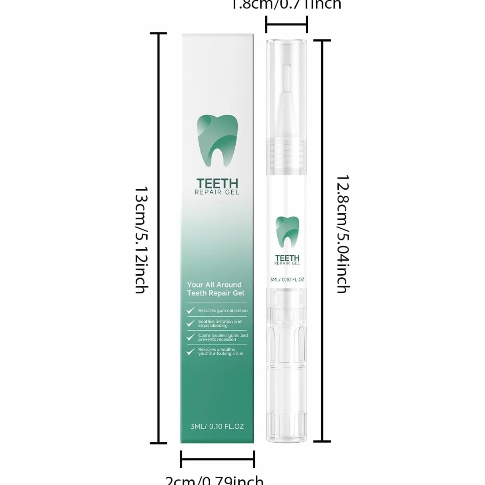 Gel riparazione denti, kit riparazione gengive, penna sbiancante denti, smacchiatore, protezione gengive