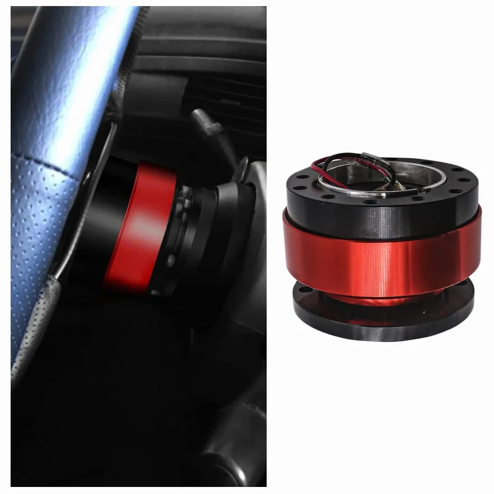 Adattatore per volante a sgancio rapido Riloer Kit con bossolo a 6 fori Race Rally Motorsport