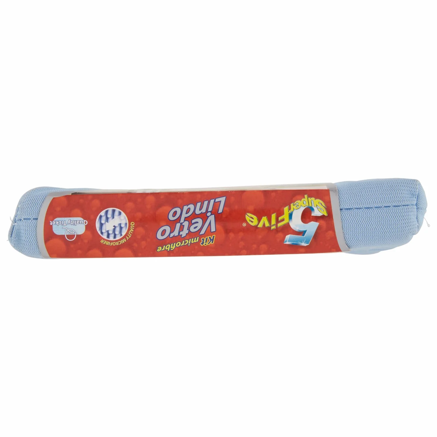 SUPERFIVE Panni Spugna per Vetri Doppio Lato, Lava e Asciuga Senza Aloni, Kit Microfibre