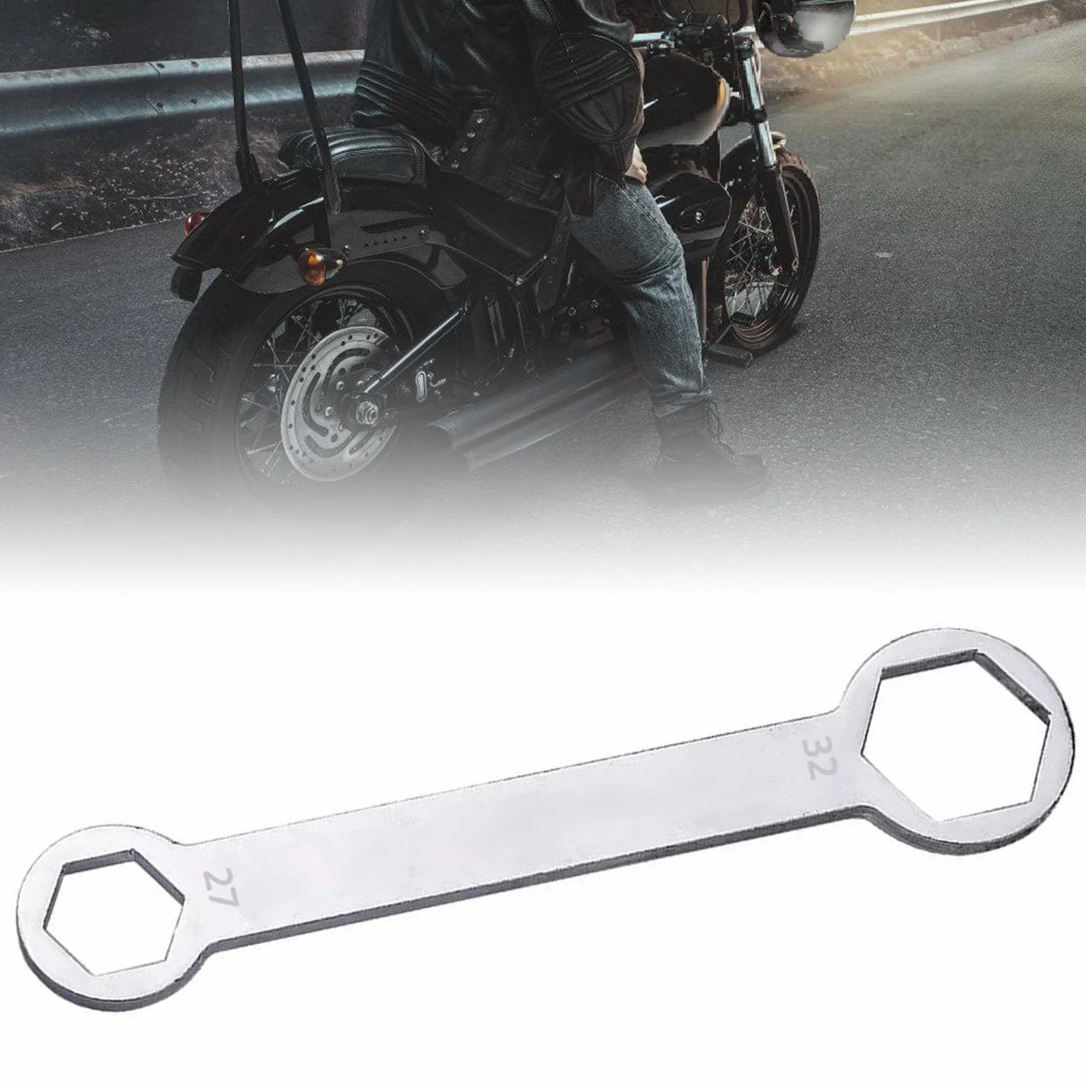 Chiave per mozzi 27 mm 32 mm anteriore posteriore moto riparazione manutenzione